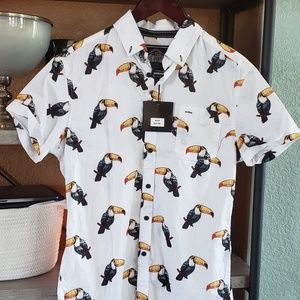 Mens Tucan Five Points Button Up Shirt